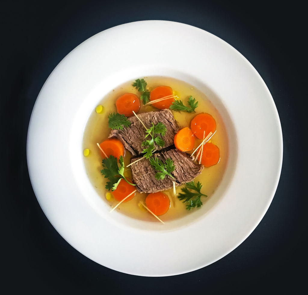 One-Pot Poached Roast Beef by Guillaume Joly, Executive Chef | Kempinski Muscat