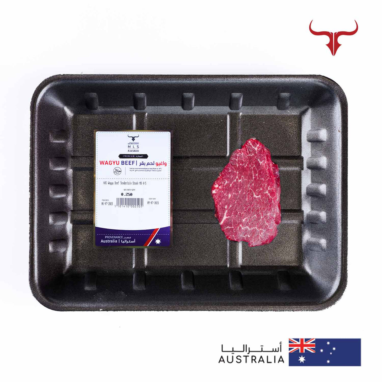 AUS Wagyu Beef Tenderloin Fillet Mignon Steak MB 4/5 Muscat Livestock
