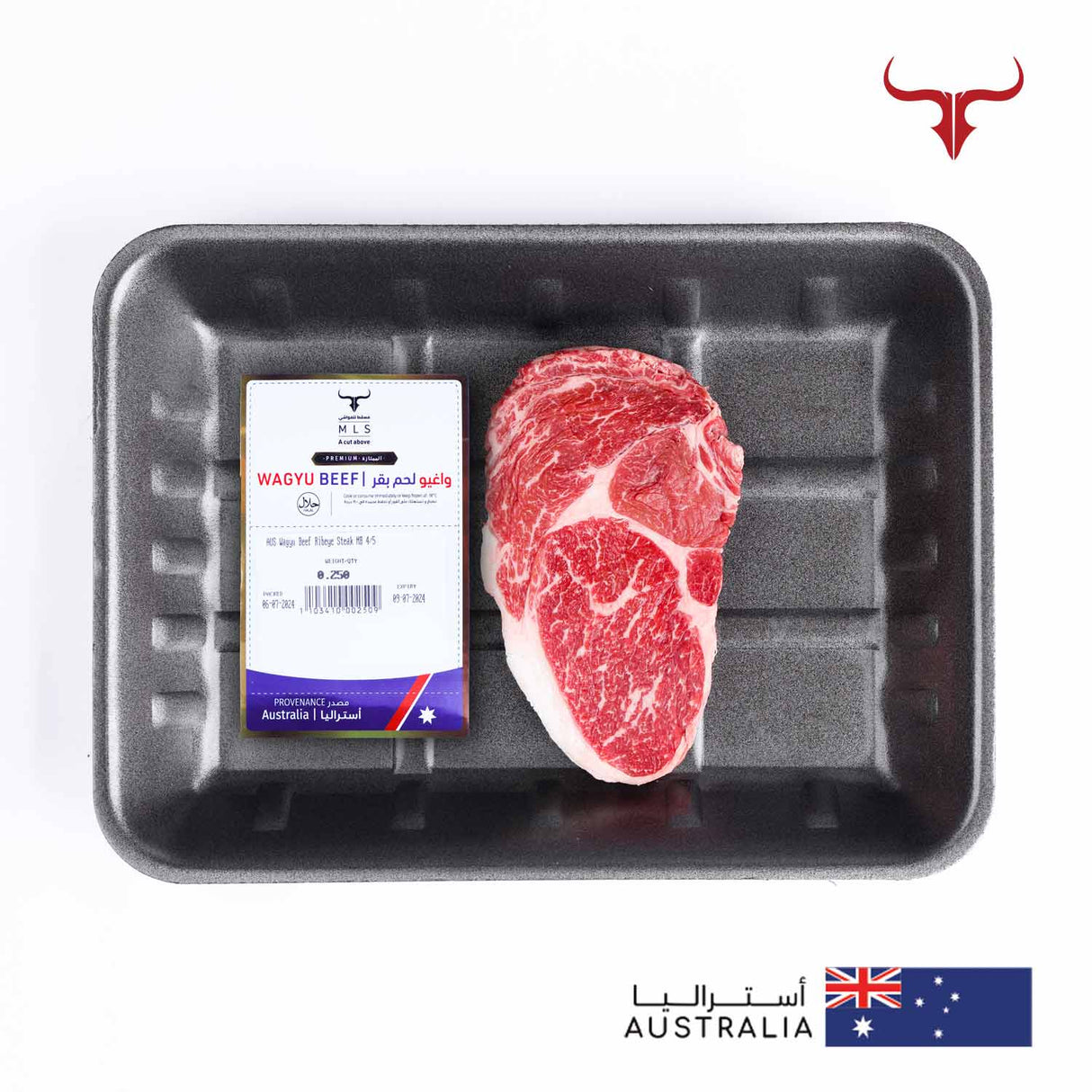 AUS Wagyu Beef Ribeye Steak MB 4/5 Muscat Livestock
