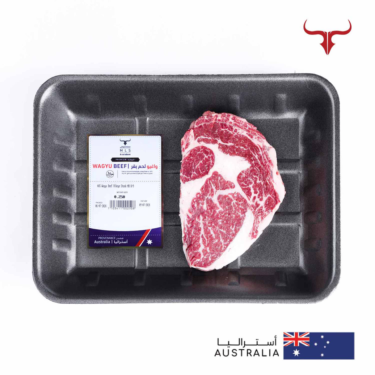 AUS Wagyu Beef Ribeye Steak MB 8/9 Muscat Livestock