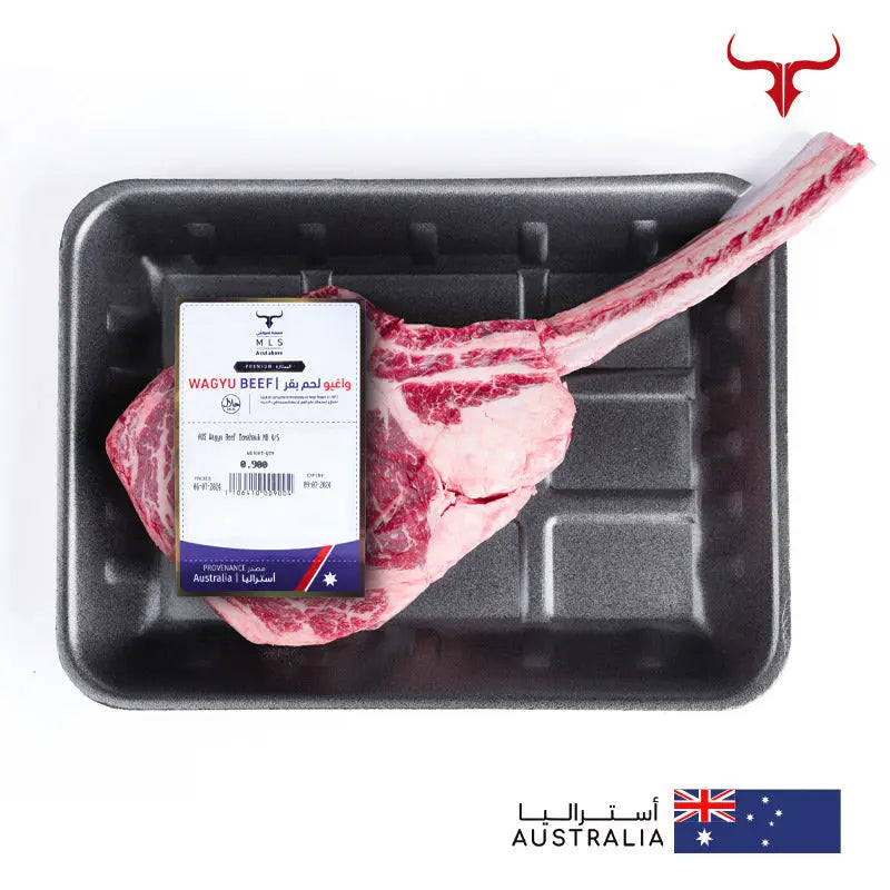 AUS Wagyu Beef Tomahawk MB 4/5 900gm+ x 1 steak Muscat Livestock