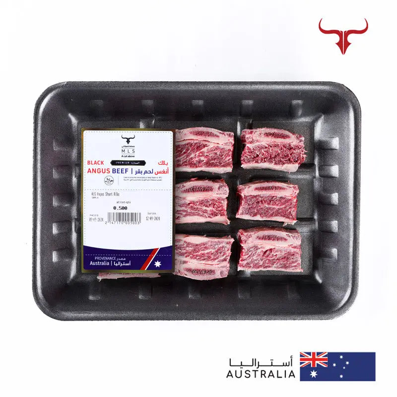 AUS Angus Short Ribs Bone-in Cubes Muscat Livestock