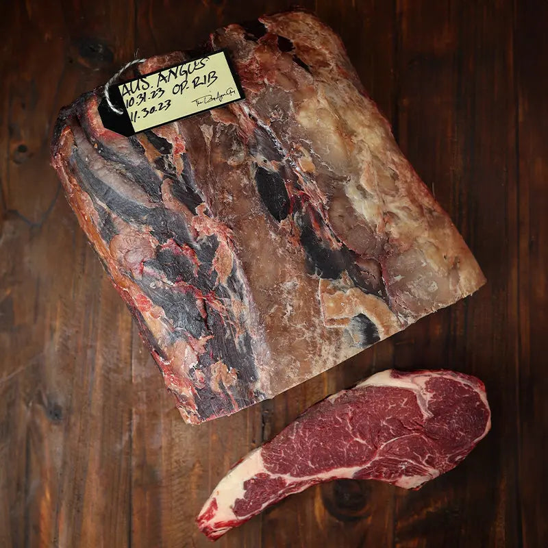 Dry Aged AUS Angus Beef Bone-in Ribeye Steak 500gm x 1 Muscat Livestock