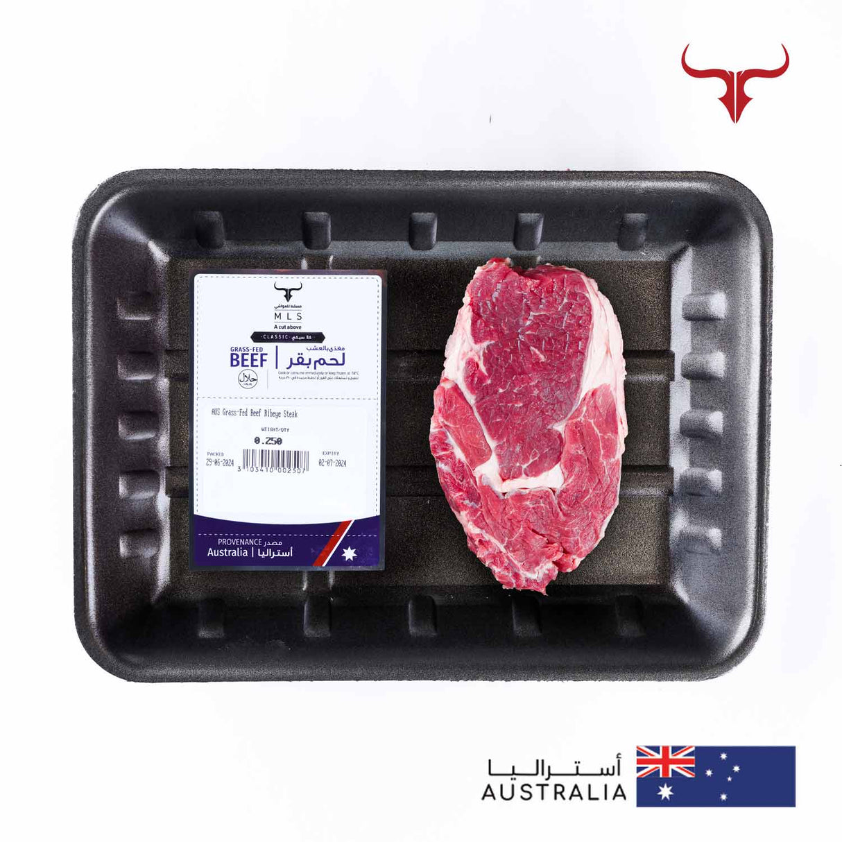 AUS Grass-Fed Beef Ribeye Steak Muscat Livestock