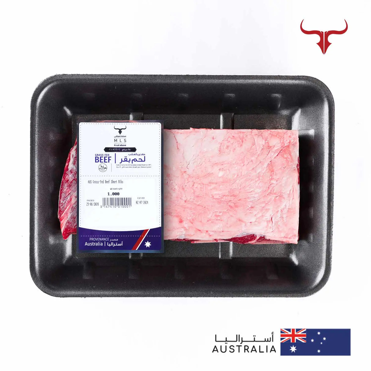 AUS Grass-Fed Beef Short Ribs Muscat Livestock