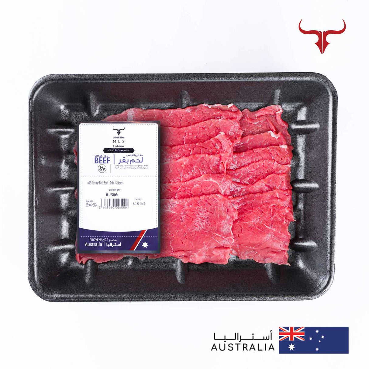 AUS Grass-Fed Thin Beef Slices Muscat Livestock