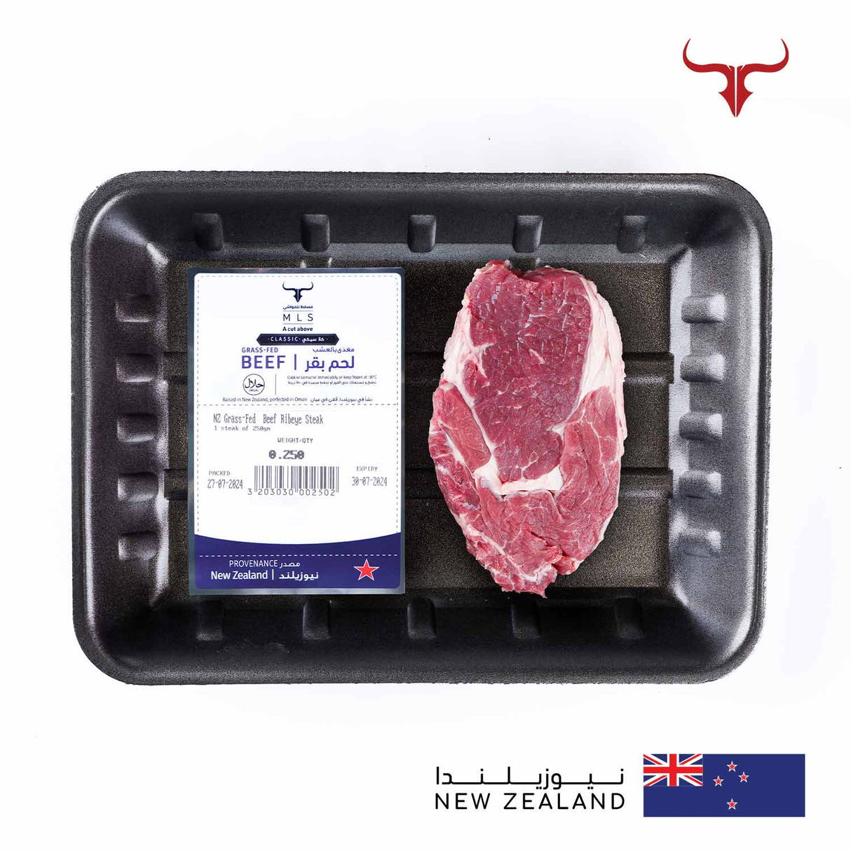 NZ Grass-Fed Beef Ribeye Steak Muscat Livestock