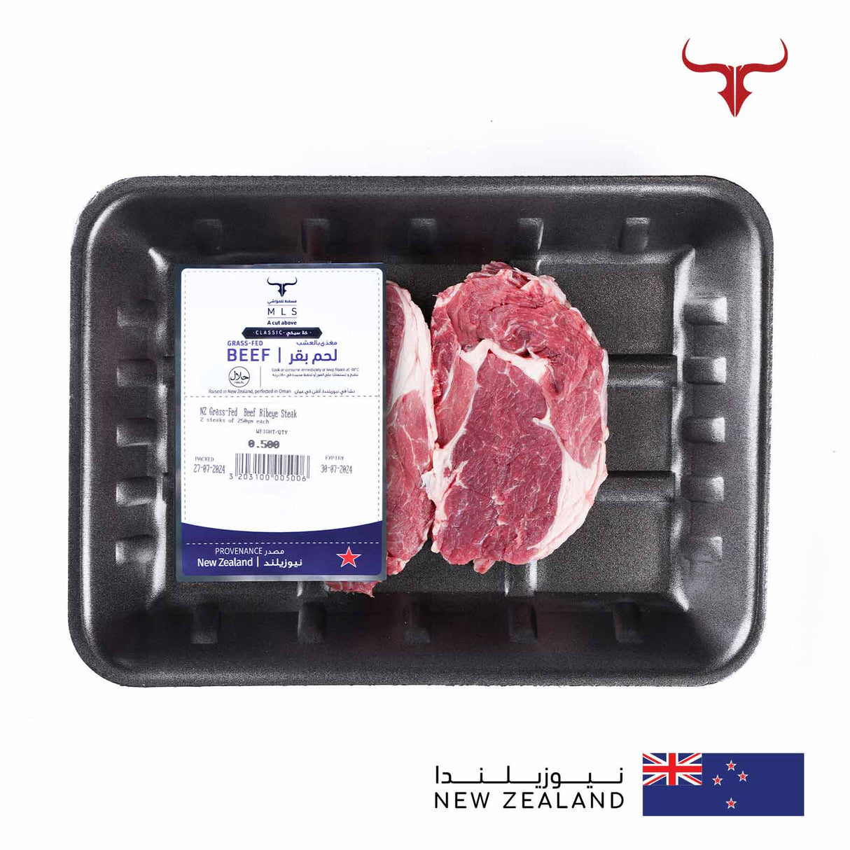 NZ Grass-Fed Beef Ribeye Steak Muscat Livestock