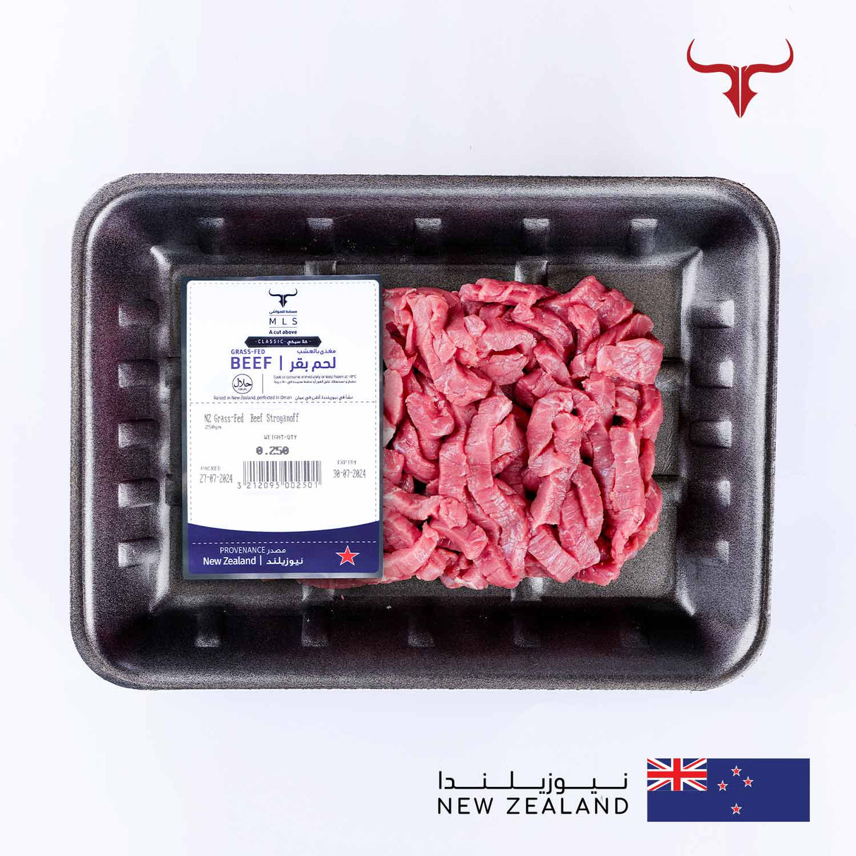 NZ Grass-Fed Beef Stroganoff Muscat Livestock