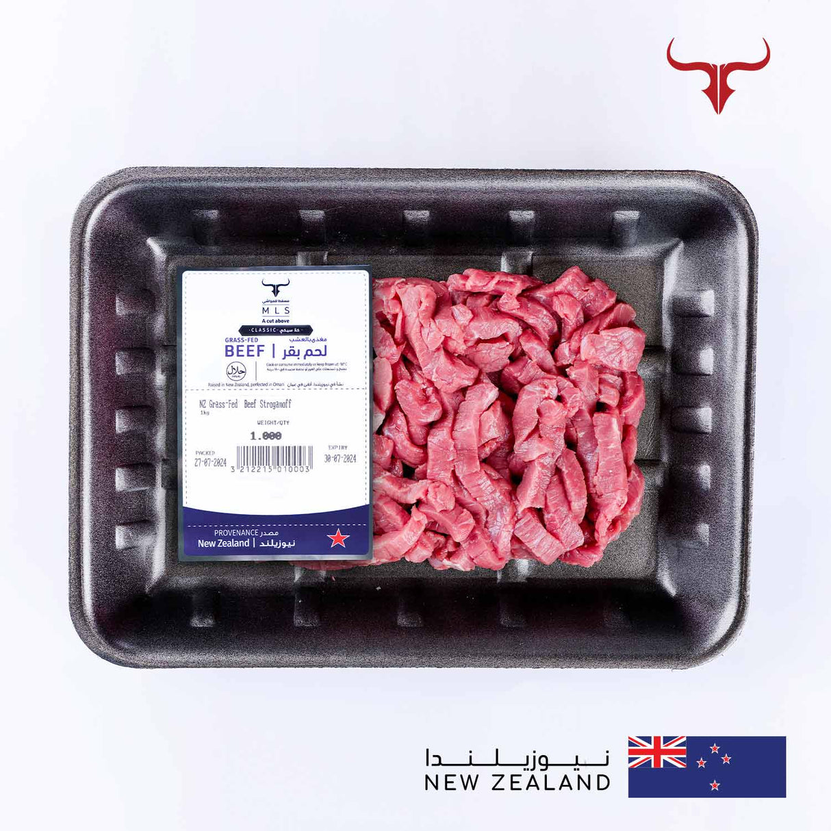 NZ Grass-Fed Beef Stroganoff Muscat Livestock