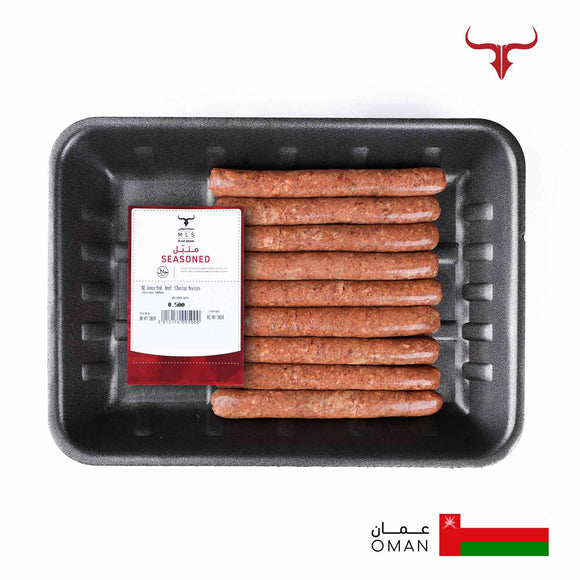 سجق بقر نيوزيلندي مُغذى على العشب متبل على الطريقة المكسيكية - 500 جم