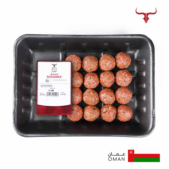 كرات لحم بقري نيوزيلندية محلية متبلة من لحم العشب - 500 جم