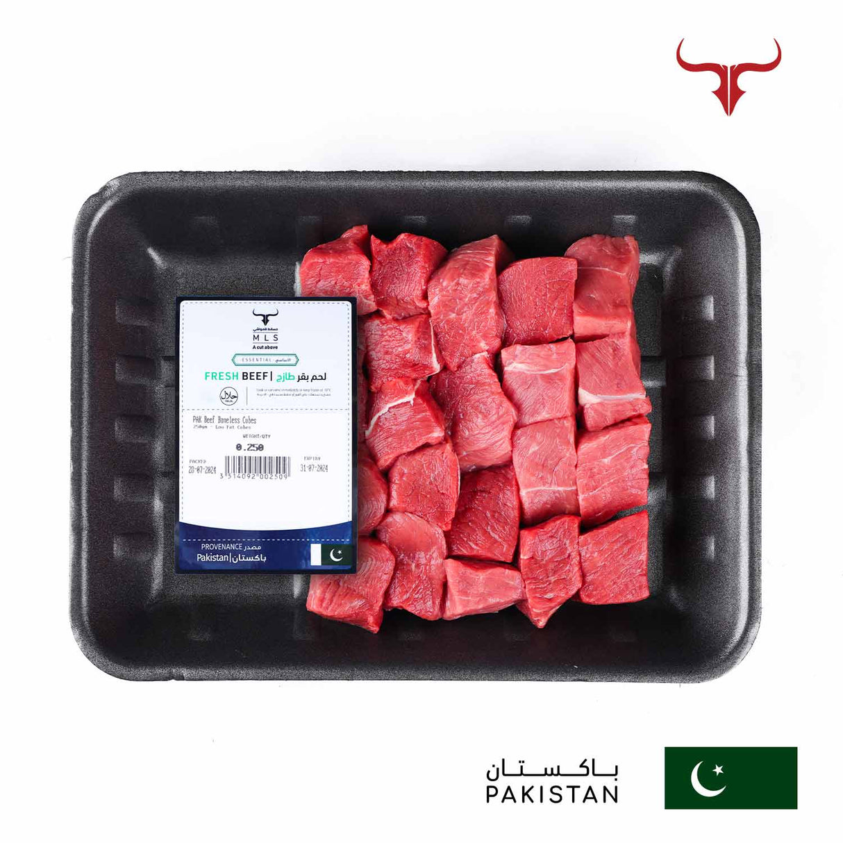 PAK Beef Boneless Cubes Muscat Livestock