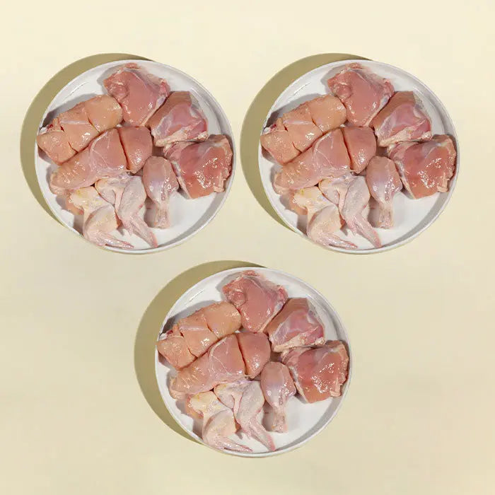 Local Chicken Mix Cuts Box Skinless 3kg Muscat Livestock