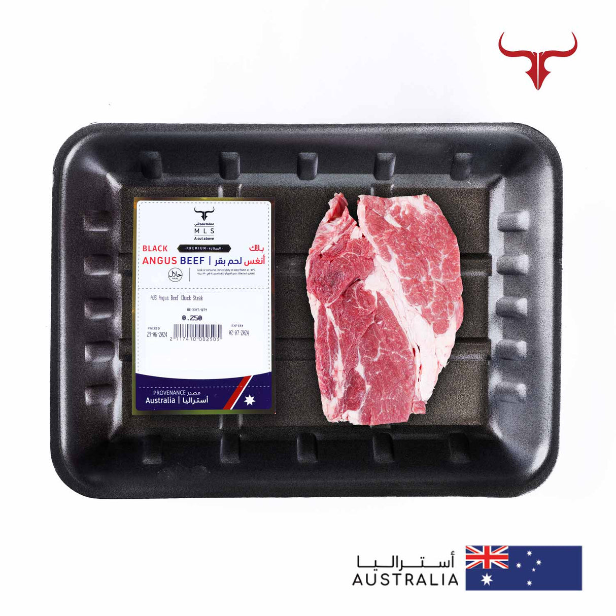 AUS Angus Beef Chuck Steak Muscat Livestock