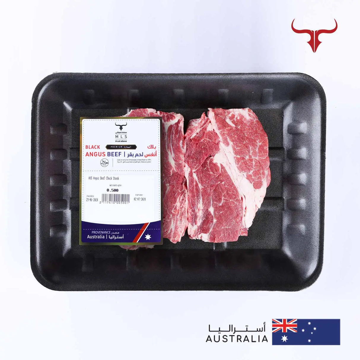 AUS Angus Beef Chuck Steak Muscat Livestock