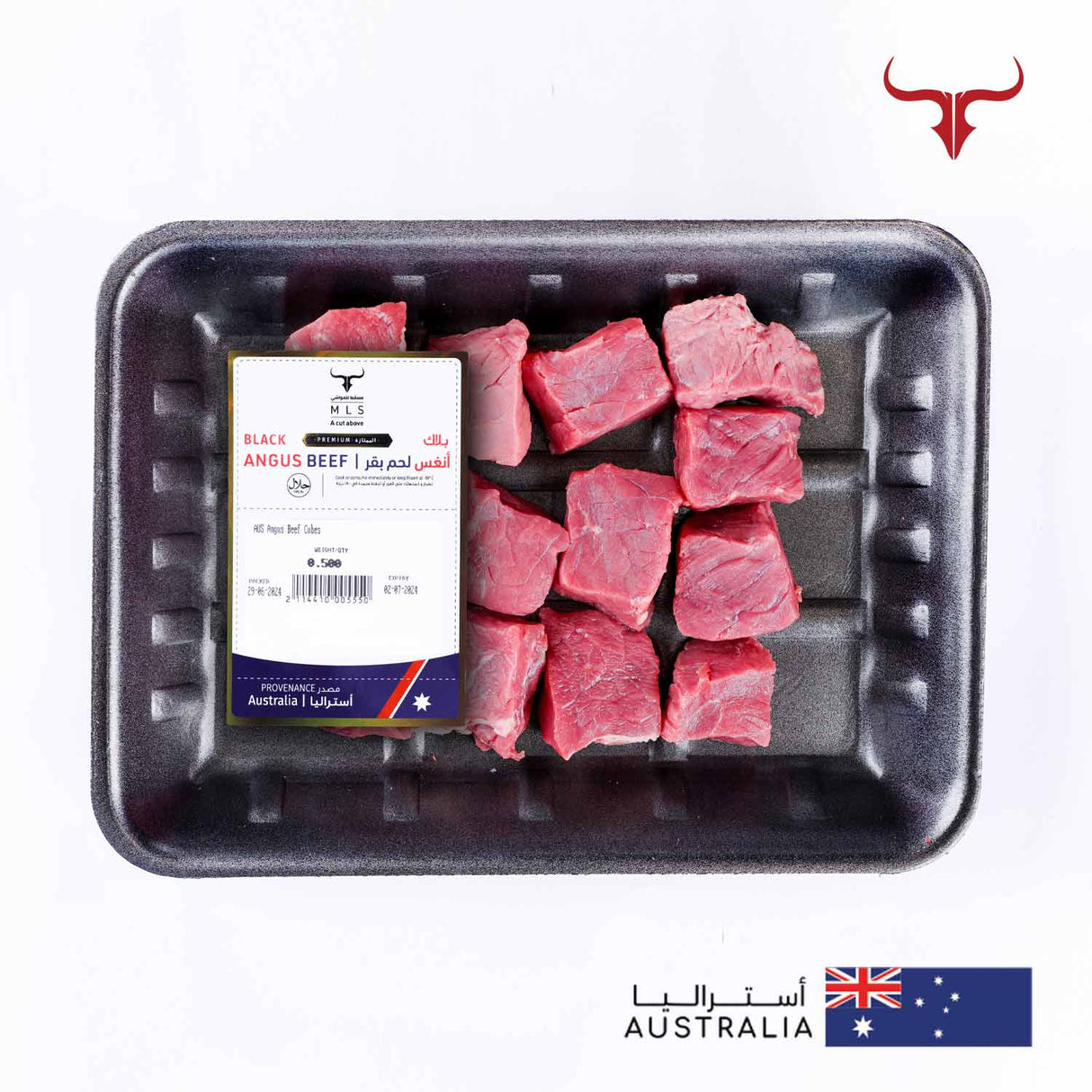 AUS Angus Beef Boneless Cubes Muscat Livestock