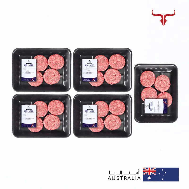 MLS Beef 20 Burgers Box Muscat Livestock