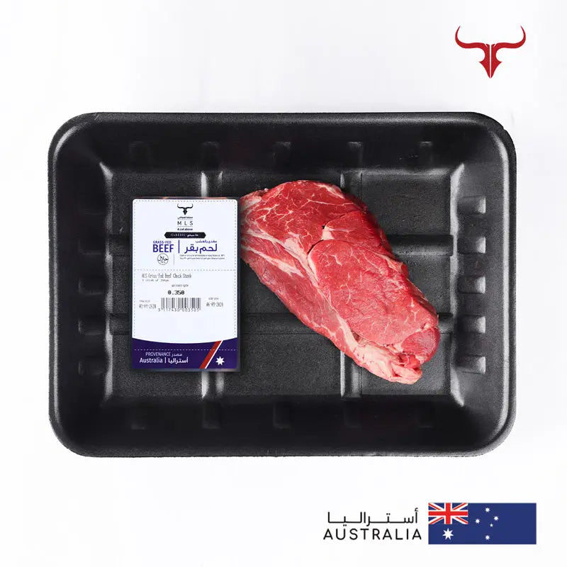 AUS Grass-Fed Beef Chuck Steak Muscat Livestock