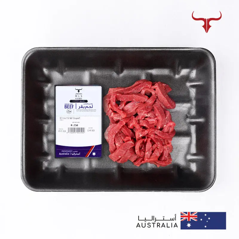 AUS Grass-Fed Beef Stroganoff Muscat Livestock