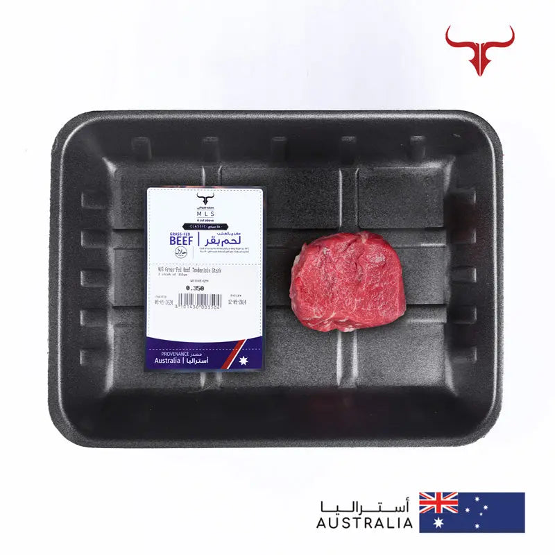AUS Grass-Fed Beef Tenderloin Fillet Mignon Steak Muscat Livestock