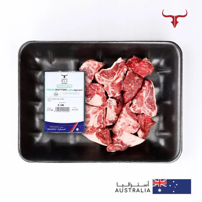 AUS Grass-Fed Bone-in Mutton Cubes Muscat Livestock