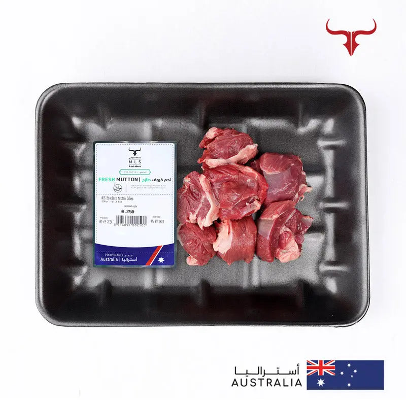 AUS Boneless Mutton Cubes Muscat Livestock