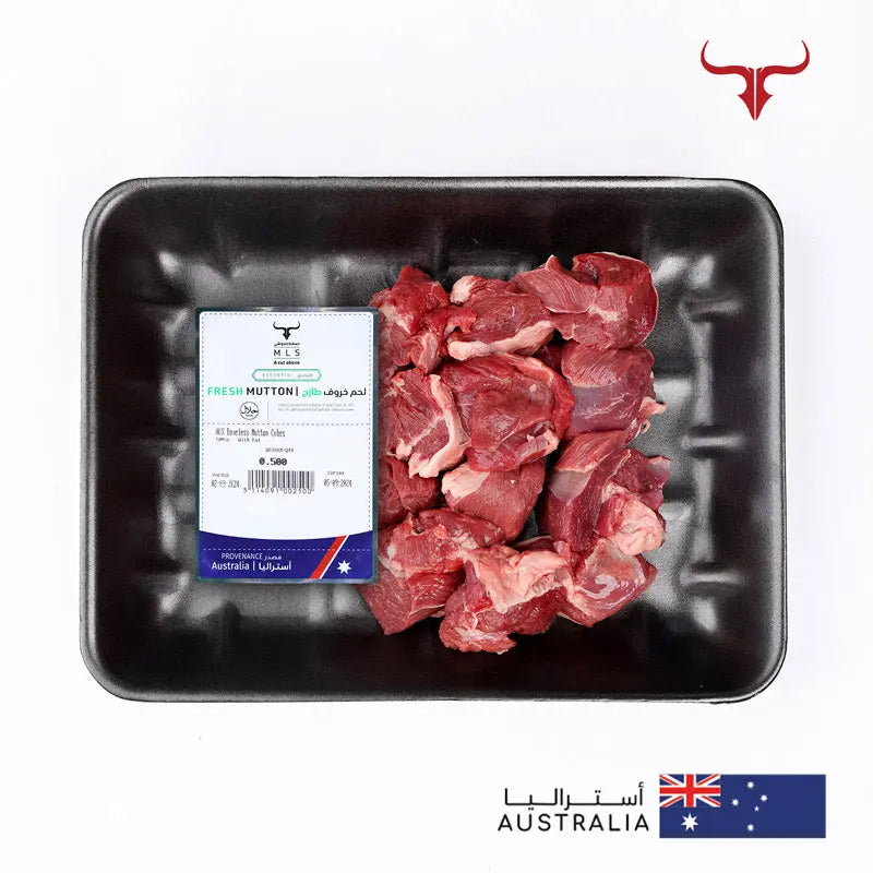 AUS Boneless Mutton Cubes Muscat Livestock