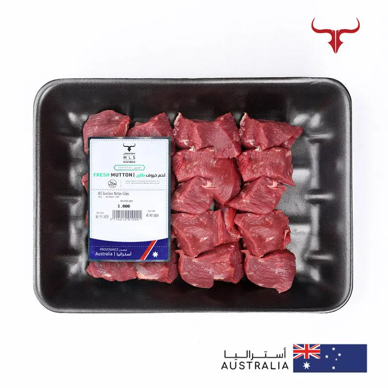 AUS Boneless Mutton Cubes Muscat Livestock