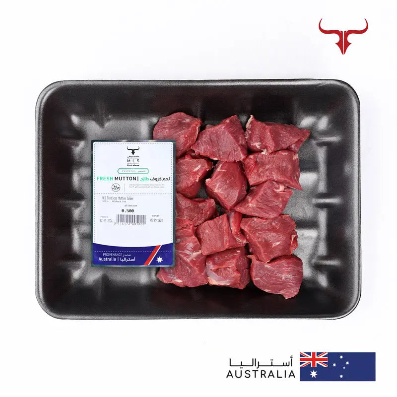 AUS Boneless Mutton Cubes Muscat Livestock