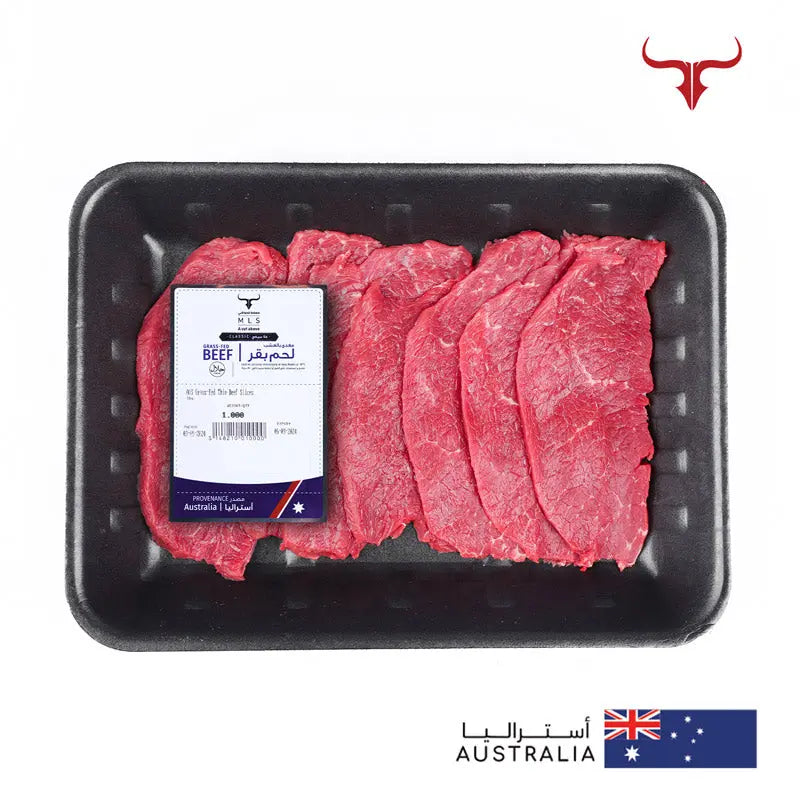 AUS Grass-Fed Thin Beef Slices Muscat Livestock