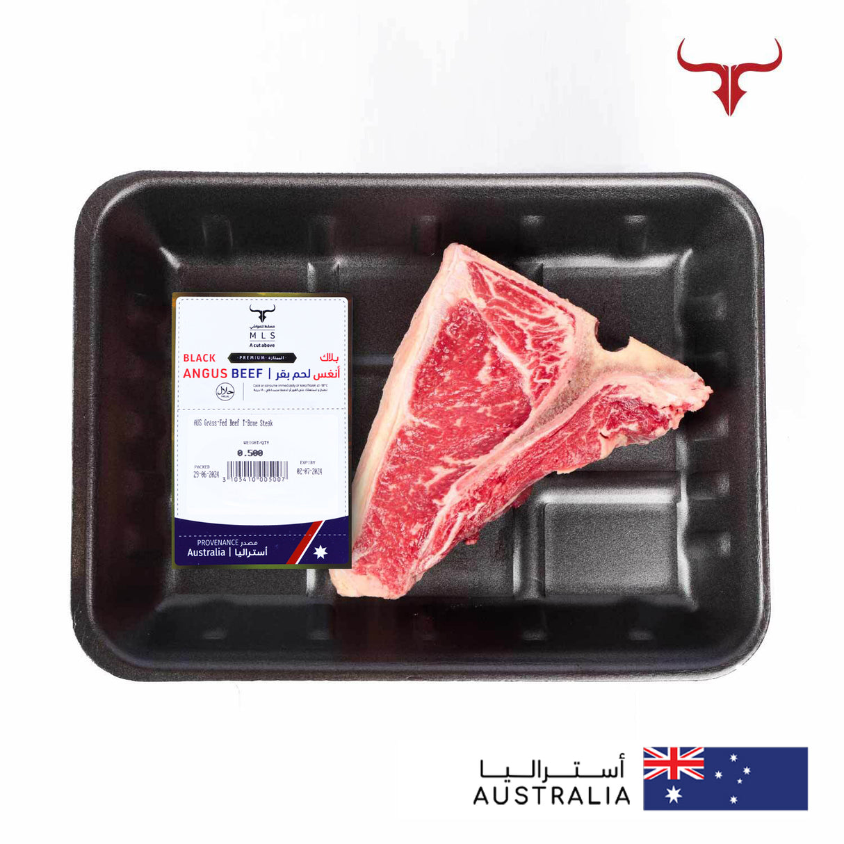 AUS Angus Beef T-Bone Steak x 1
