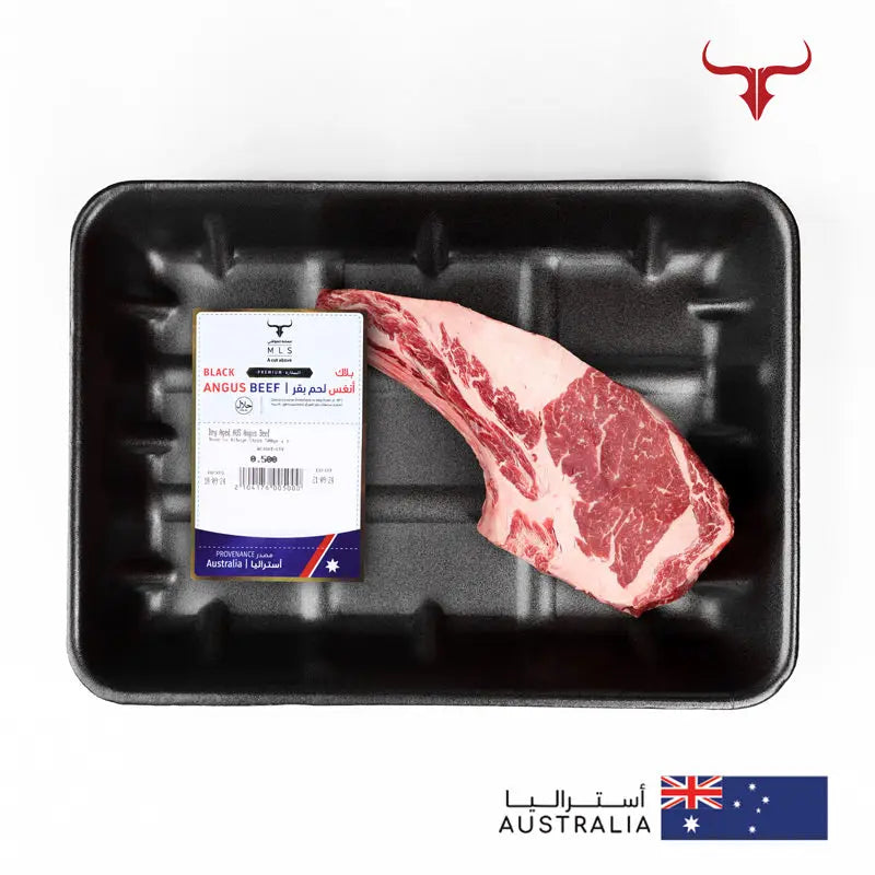 Dry Aged AUS Angus Beef Bone-in Ribeye Steak 500gm x 1 Muscat Livestock