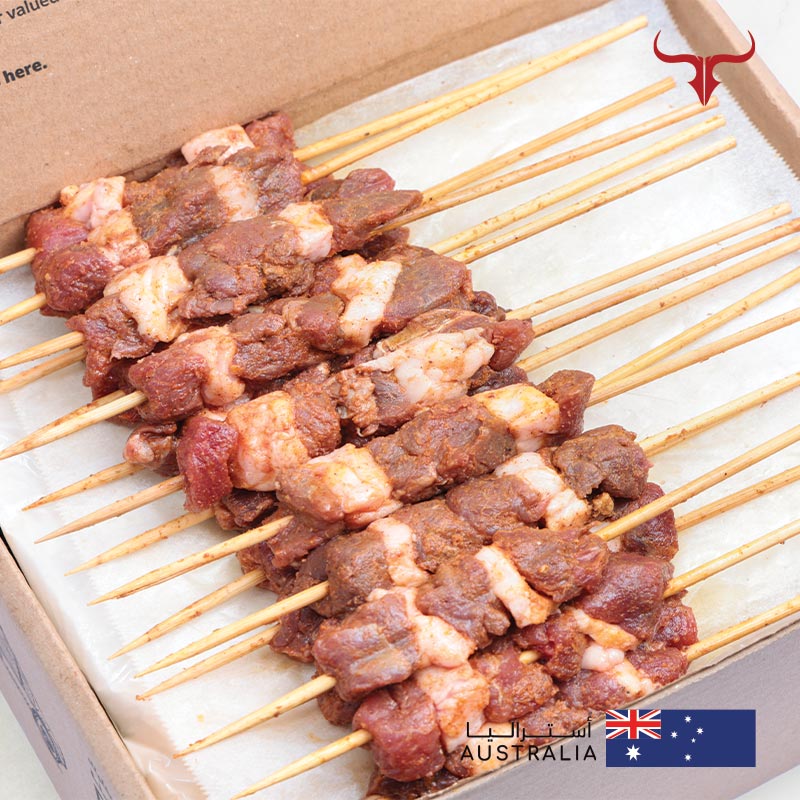 Omani Style Beef Mishkak BBQ Box-50 Skewers