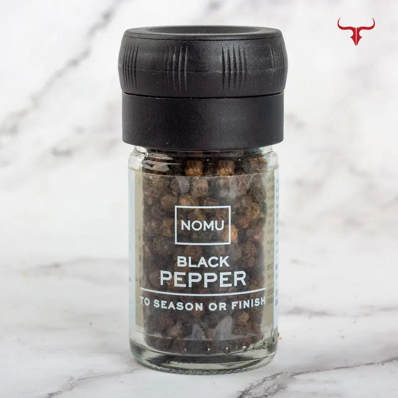 NOMU Mini Black Pepper Grinder 30g Muscat Livestock