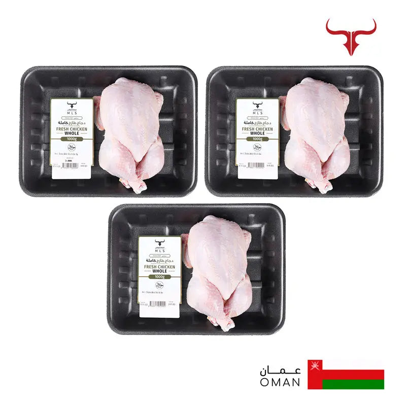 Local Chicken Whole Box Skin On 3kg Muscat Livestock