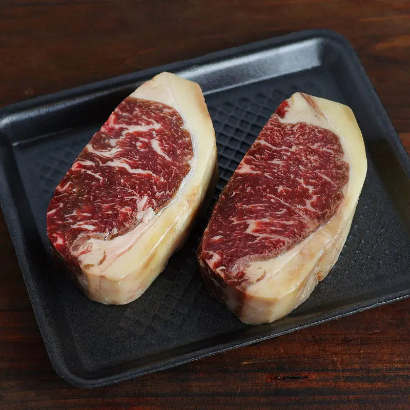 Dry Aged AUS Angus Beef Striploin Steak Muscat Livestock