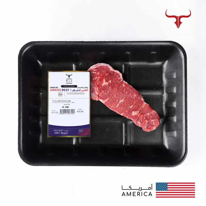 US Angus Beef Striploin Steak Muscat Livestock