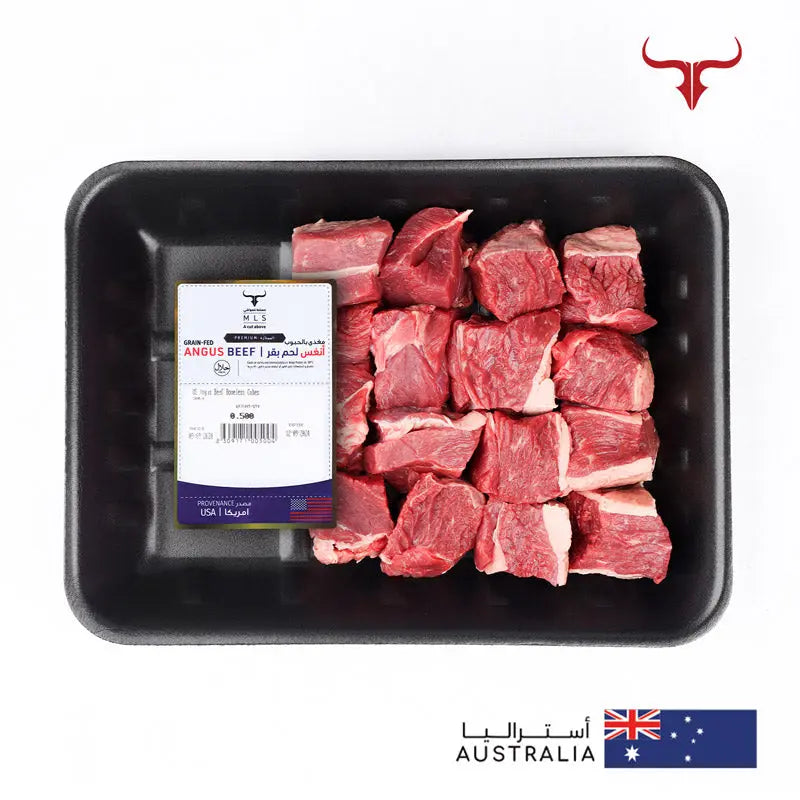 US Angus Beef Boneless Cubes Muscat Livestock