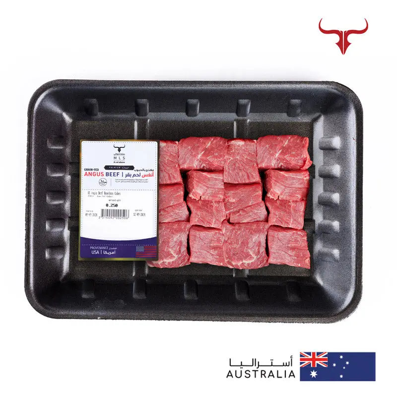 US Angus Beef Boneless Cubes Muscat Livestock