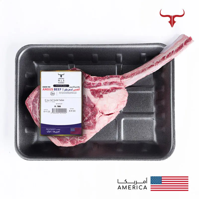 US Angus Beef Frenched Tomahawk 900gm+ x 1 steak Muscat Livestock