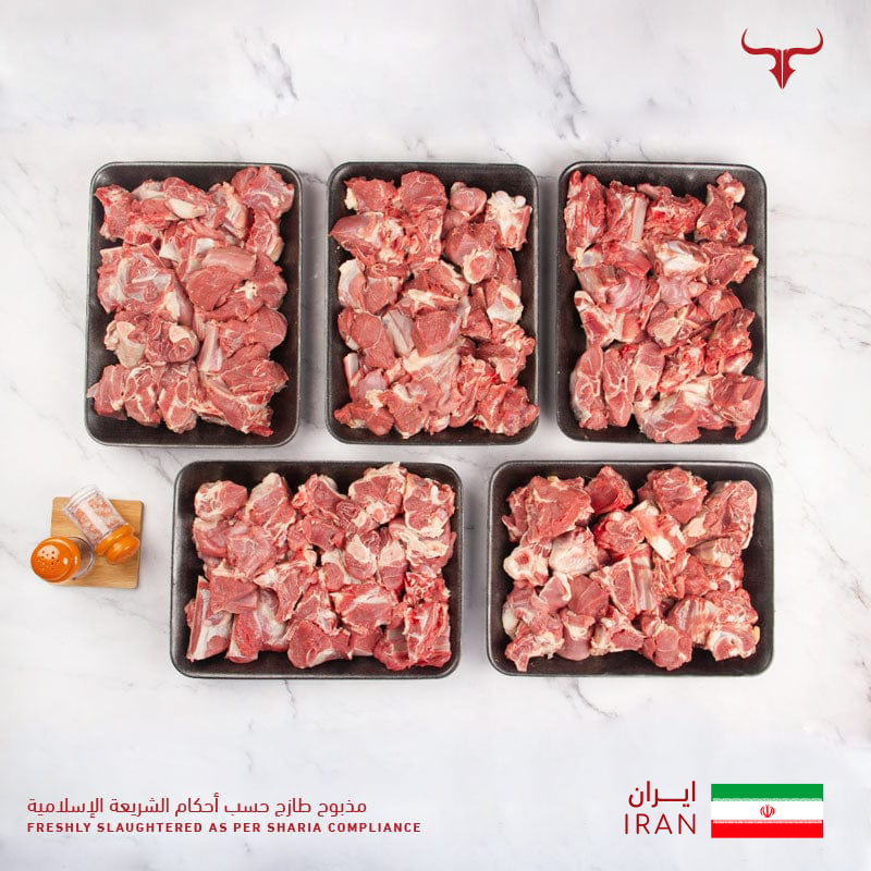 نصف ذبيحة لحم ضأن إيراني مذبوح طازج 5.5 كجم