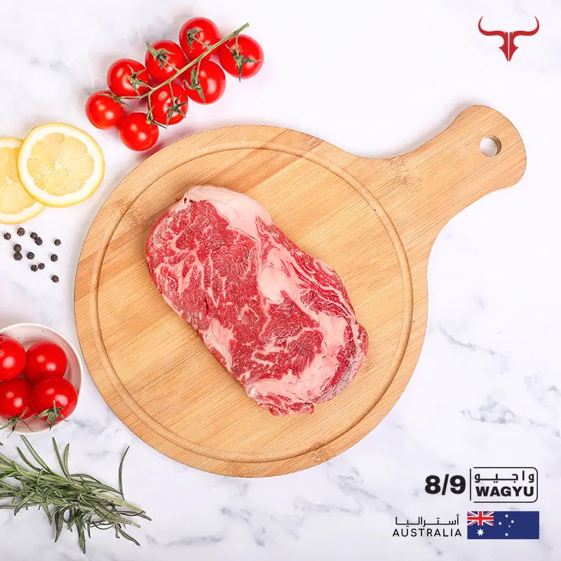AUS Wagyu Beef Ribeye Steak MB 8/9 Muscat Livestock