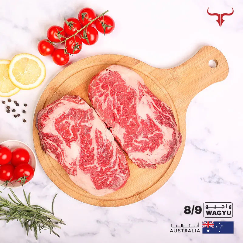 AUS Wagyu Beef Ribeye Steak MB 8/9 Muscat Livestock