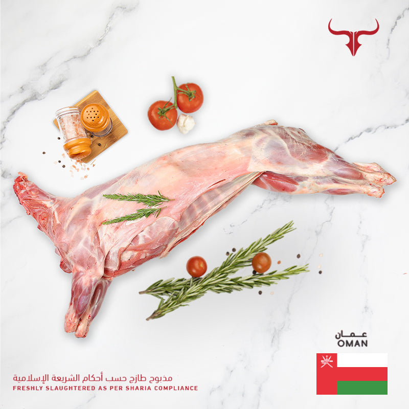 ذبيحة خروف عماني محلي مذبوح طازج كامل 18 كجم