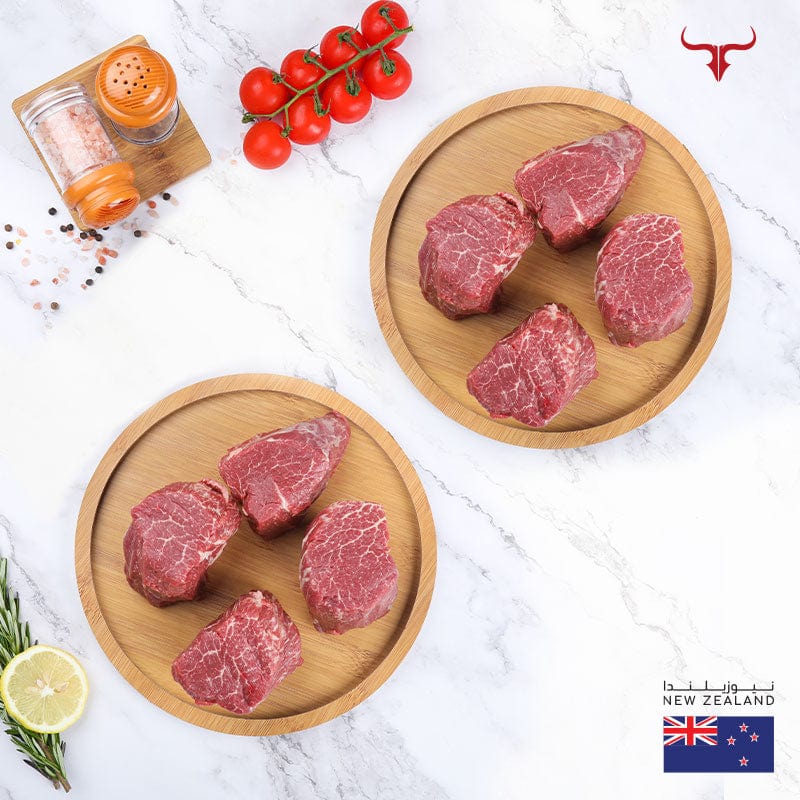 Muscat Livestock New Zealand Grass-fed Beef 8 steaks offer NZ Beef Tenderloin 250gm x 8