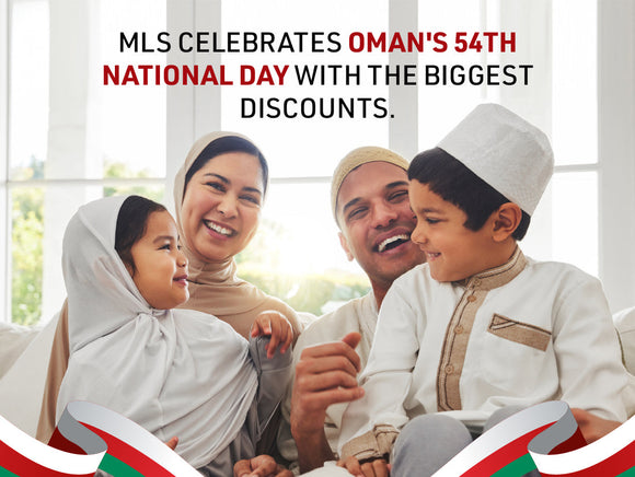 MLS Celebrates Oman's 54th National Day With The Biggest Discounts.