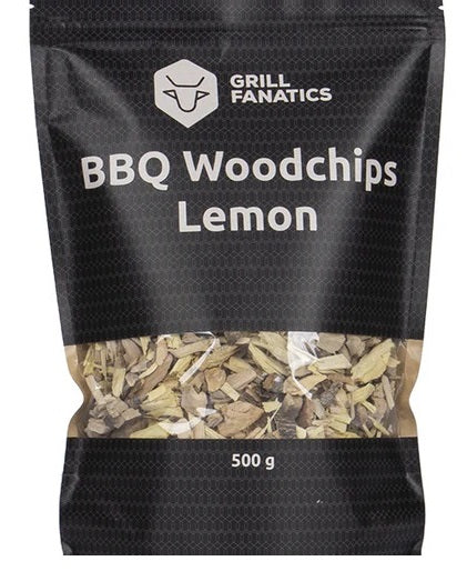 Grill Fanatics BBQ Woodchips Lemon 500GM 1434