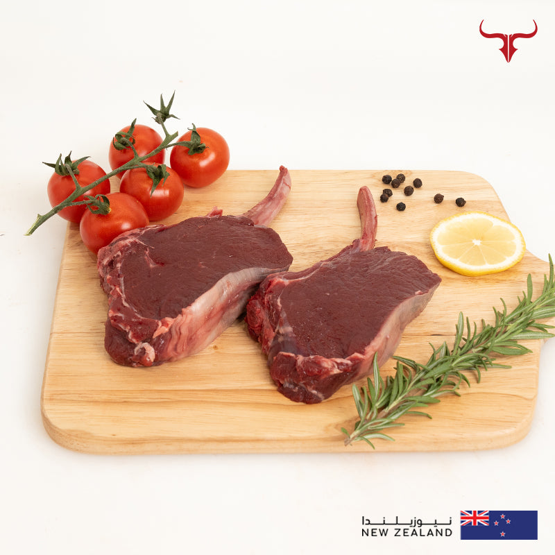 NZ Grass-Fed Bone-in Venison Ribs Chops Frenched Cap Off 2 pieces 300gm