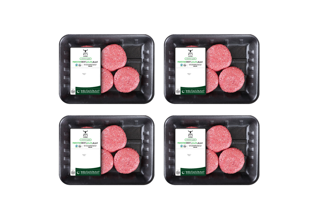 Pak Beef 16 Burger Box-Unseasoned